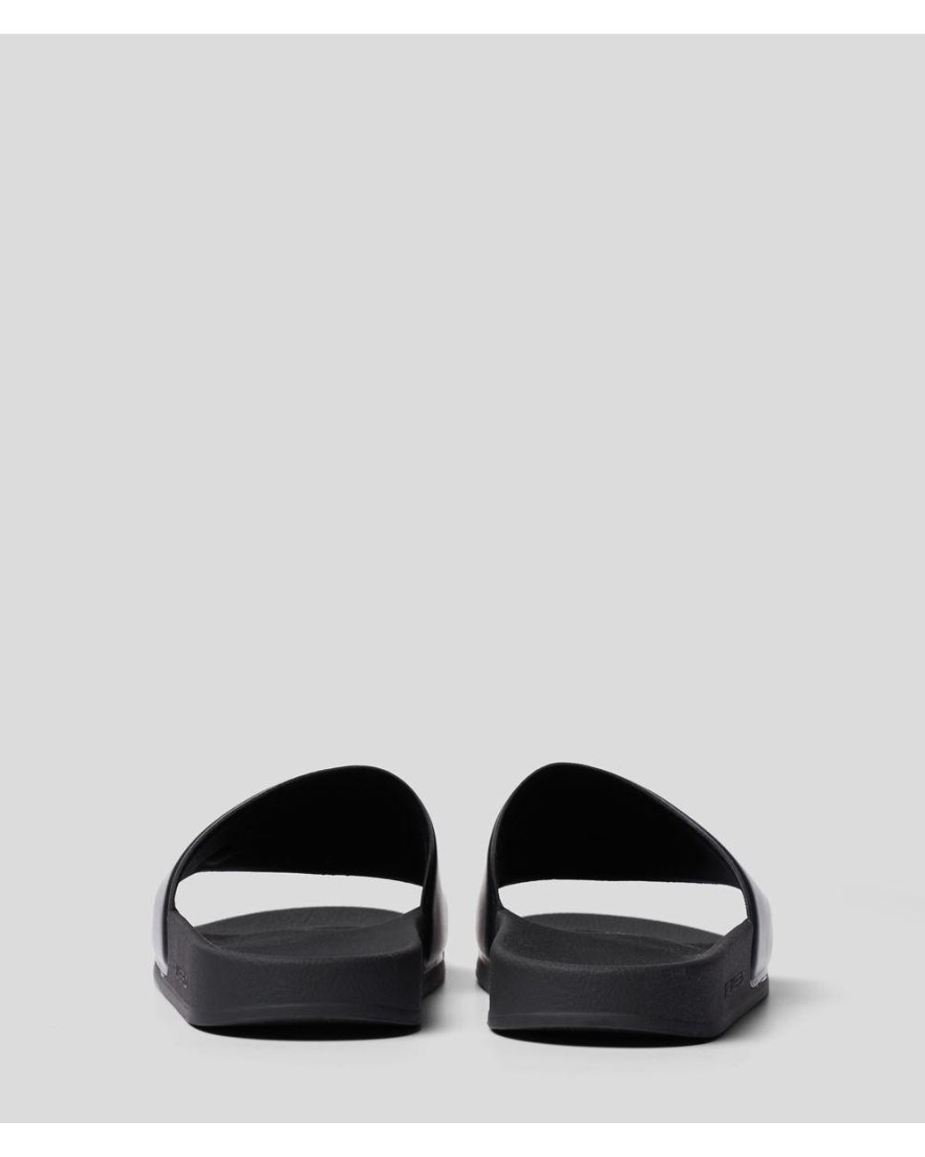 Karl Lagerfeld Kondo Shine Maison Karl Ciabatta Black Rubber KL80909 36
