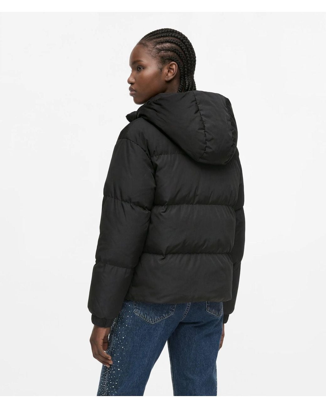 KL Jeans Black Logo Puffer Jacket