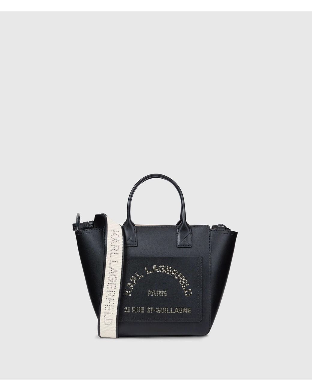 Karl Lagerfeld Black K/Daily Small Pocket Tote Bag