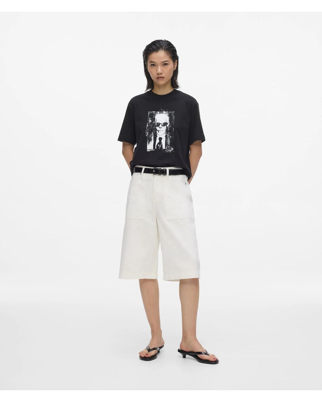 KL Jeans Blue Regular‑Fit Karl Portrait T-Shirt