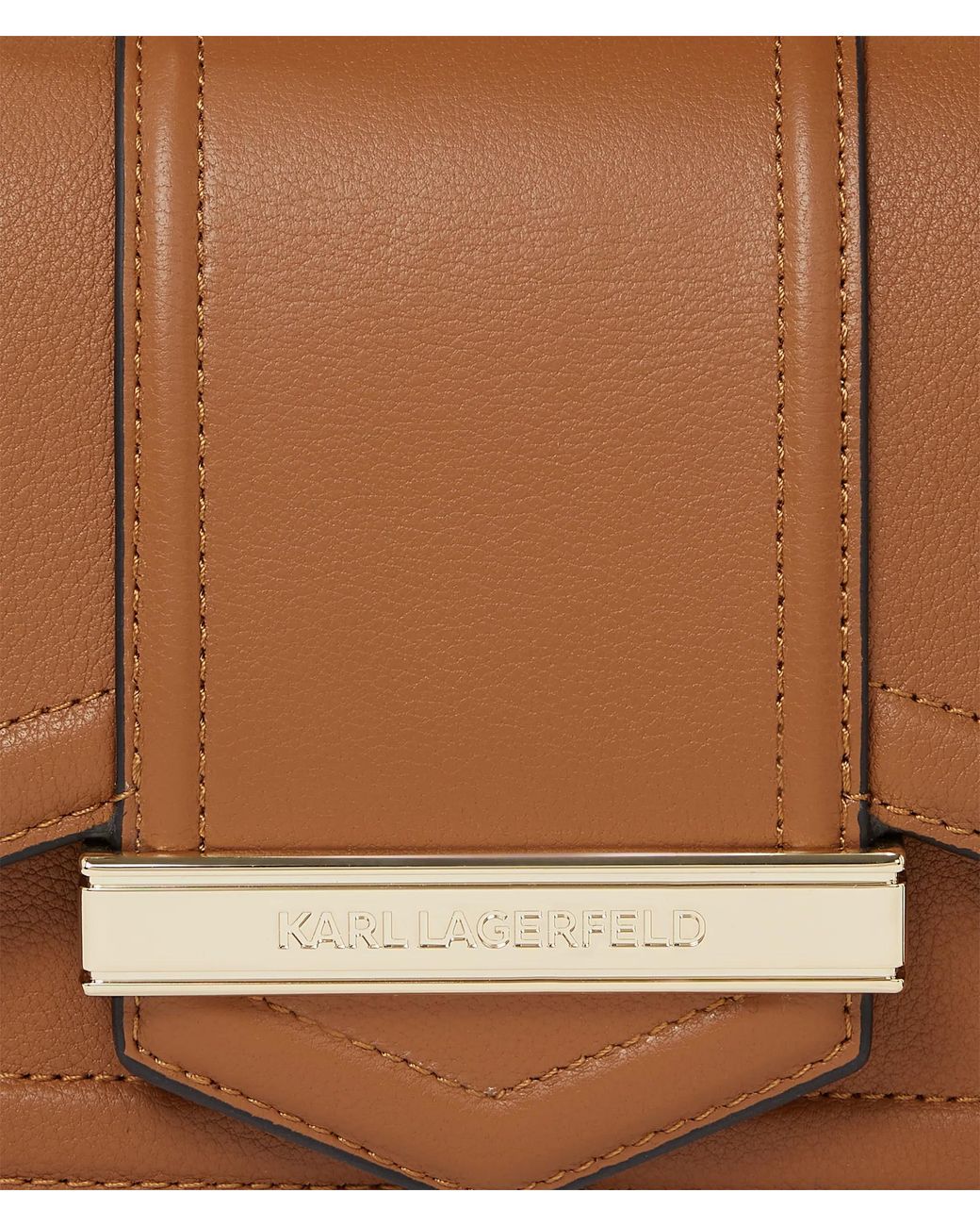 Karl Lagerfeld Brown K/Nova Small Crossbody Bag