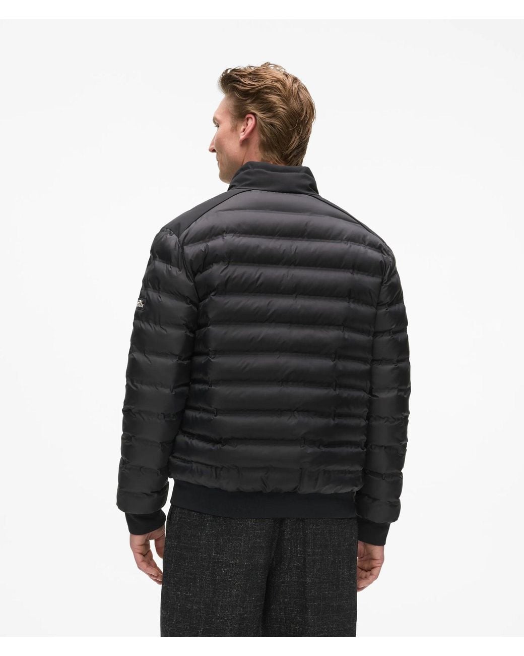 Karl Lagerfeld Black Lightweight Padded Jacket for men