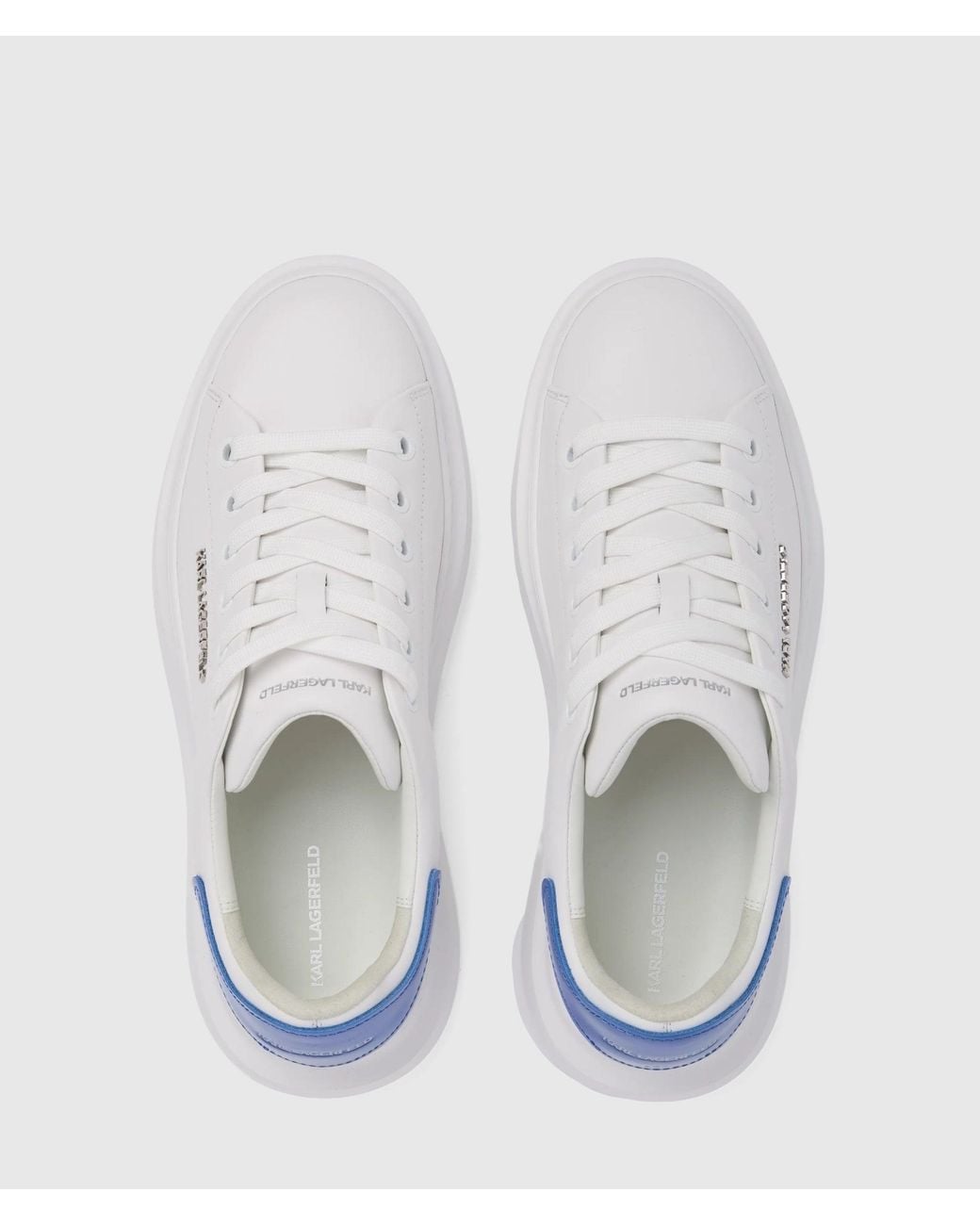Karl Lagerfeld White Ikon Kore Sneakers