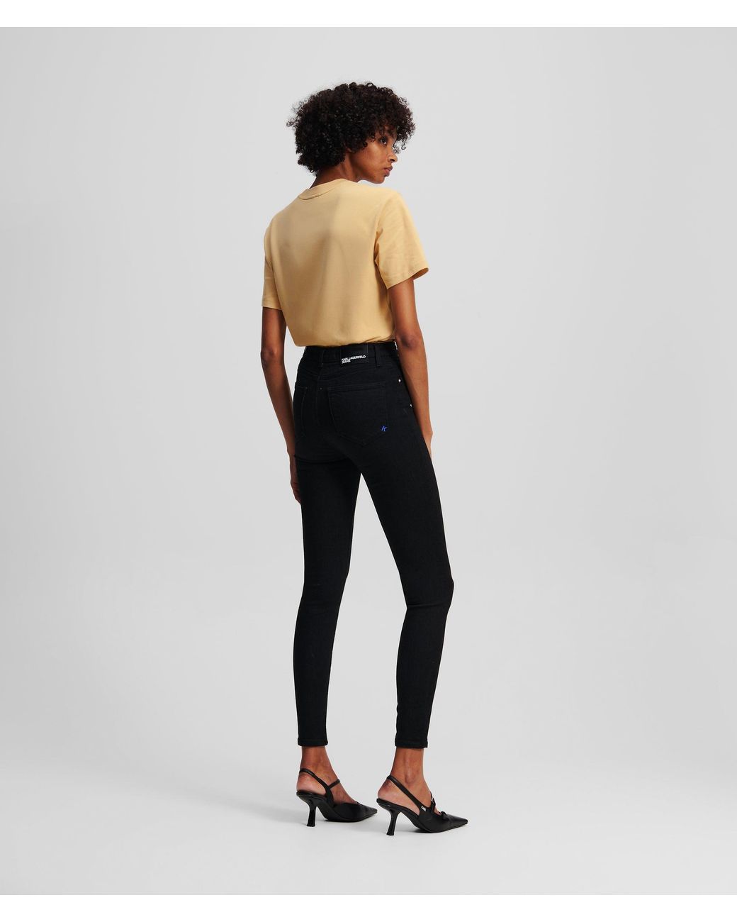 KL Jeans White High-Rise Skinny Jeans