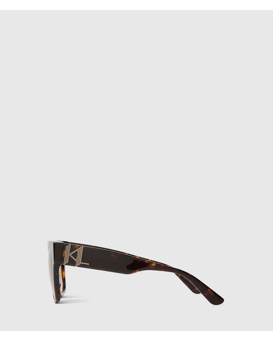 Karl Lagerfeld Multicolor Monogram Square Sunglasses