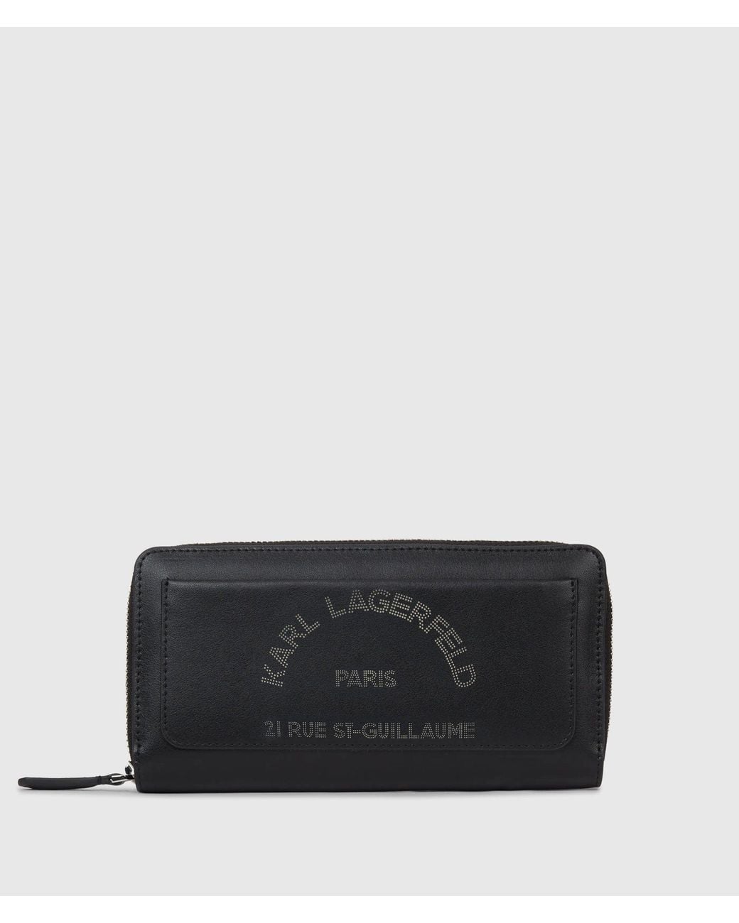 Karl Lagerfeld Black K/Daily Large Bifold Wallet