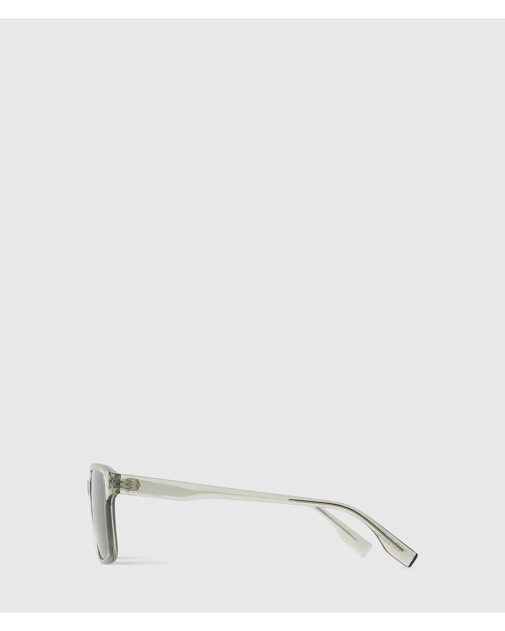 Karl Lagerfeld Green Logo Rectangle Sunglasses for men