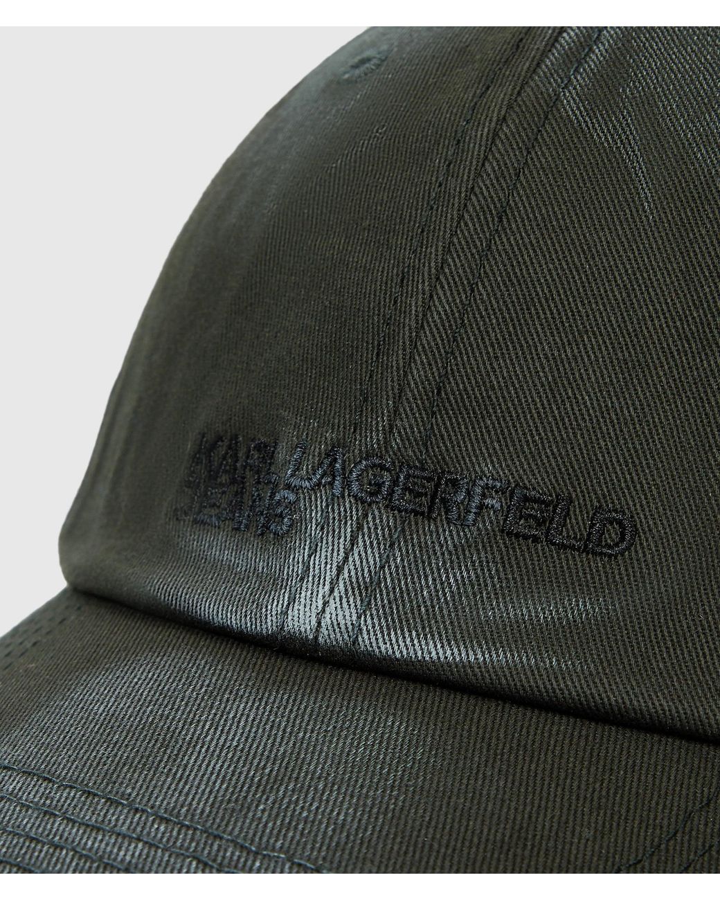 KL Jeans Green Washed Logo Cap for men