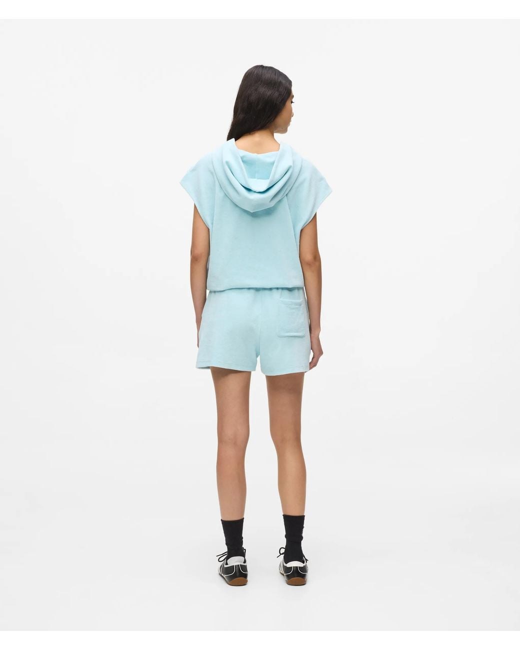 KL Jeans Blue Logo Toweling Shorts