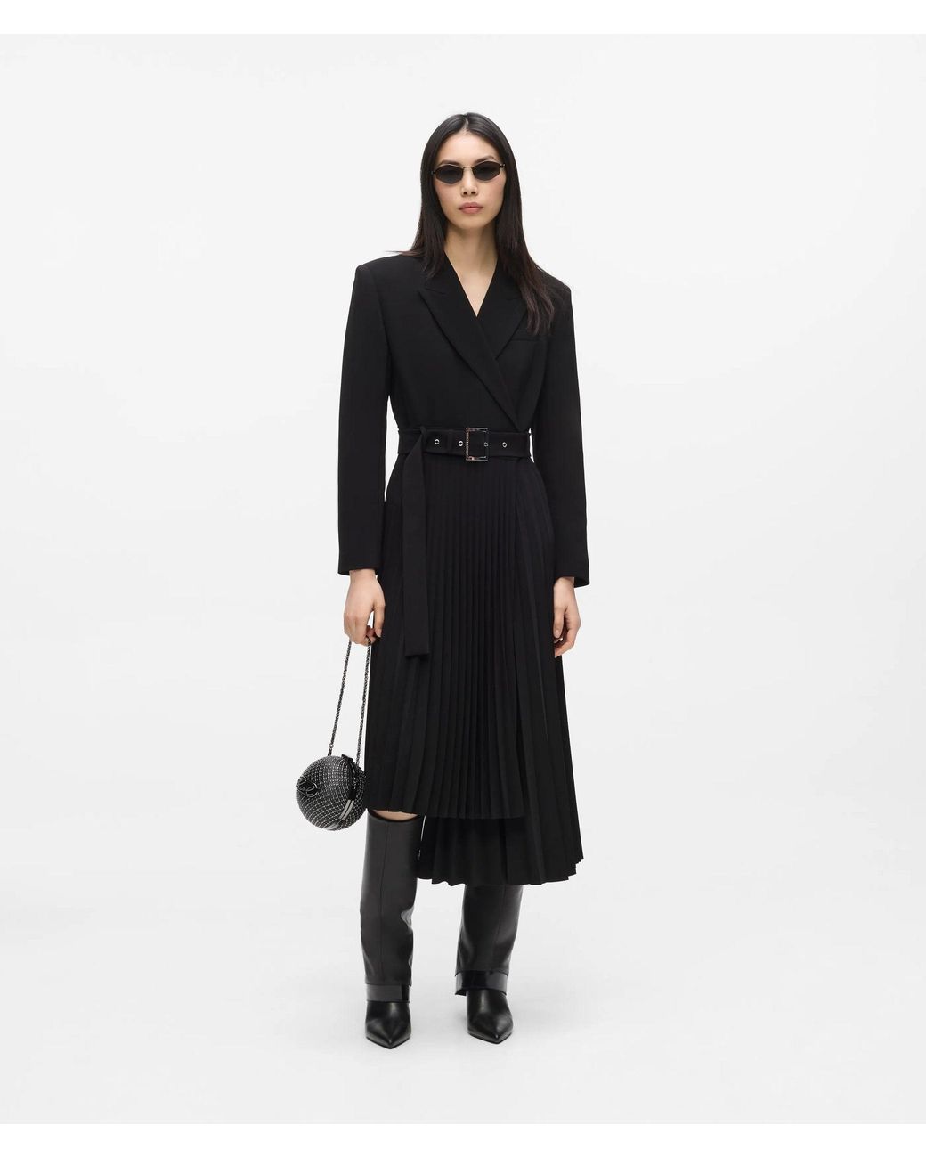 Karl Lagerfeld Black K/Signature Sphere Minaudière Bag