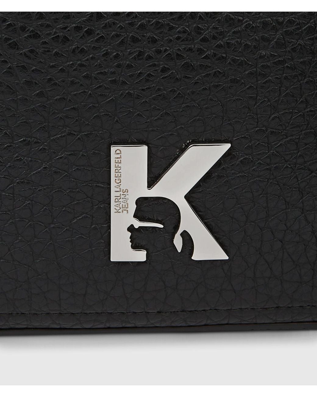 KL Jeans Black K Logo Camera Bag