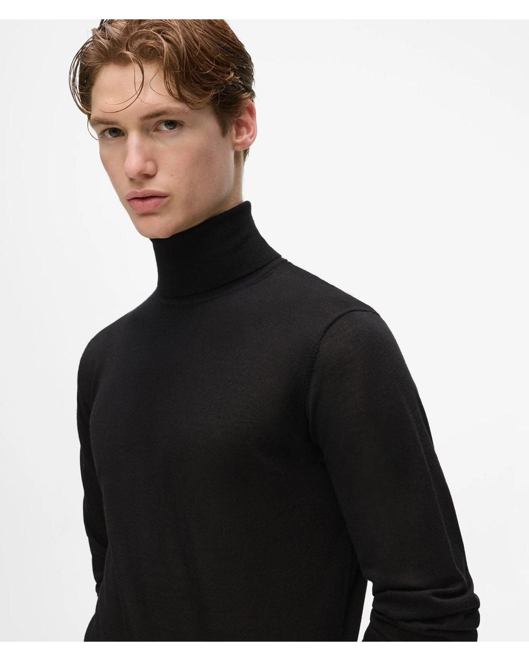 Karl Lagerfeld Black Kl Studio Turtleneck Sweater for men