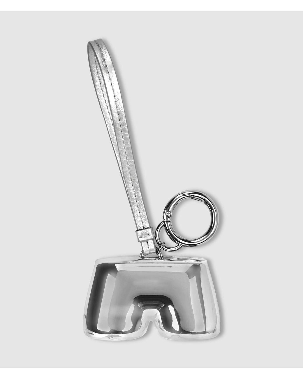 Karl Lagerfeld White Ikon K Clutch Charm