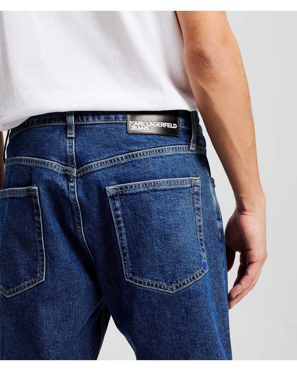 KL Jeans Blue Tapered Jeans for men