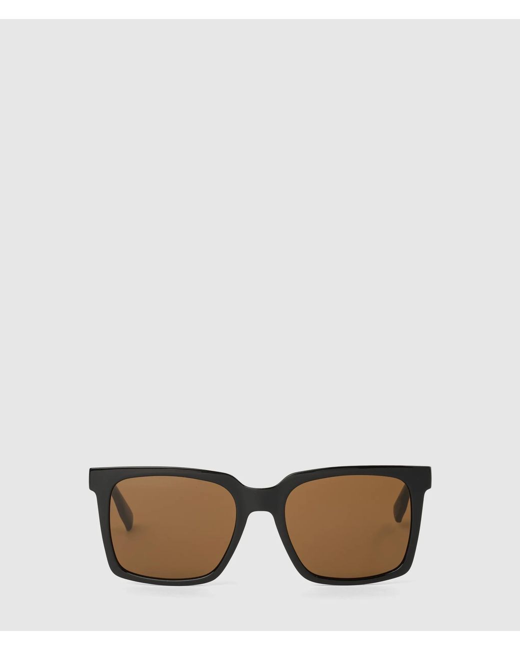 Karl Lagerfeld Black Logo Navigator Sunglasses for men