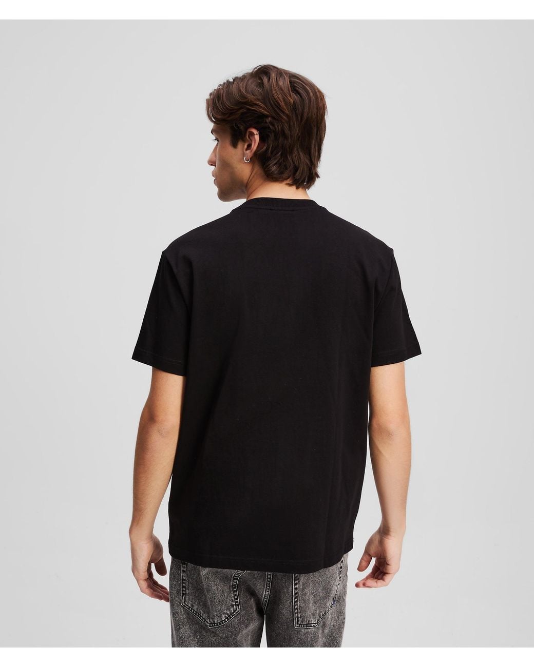 KL Jeans Black Box Logo T-Shirt for men