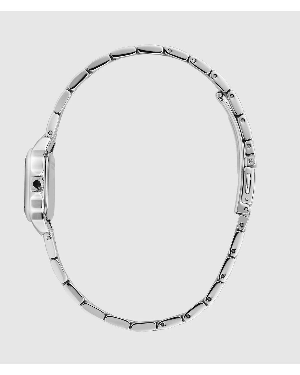 Karl Lagerfeld White Petite Square Logo Watch