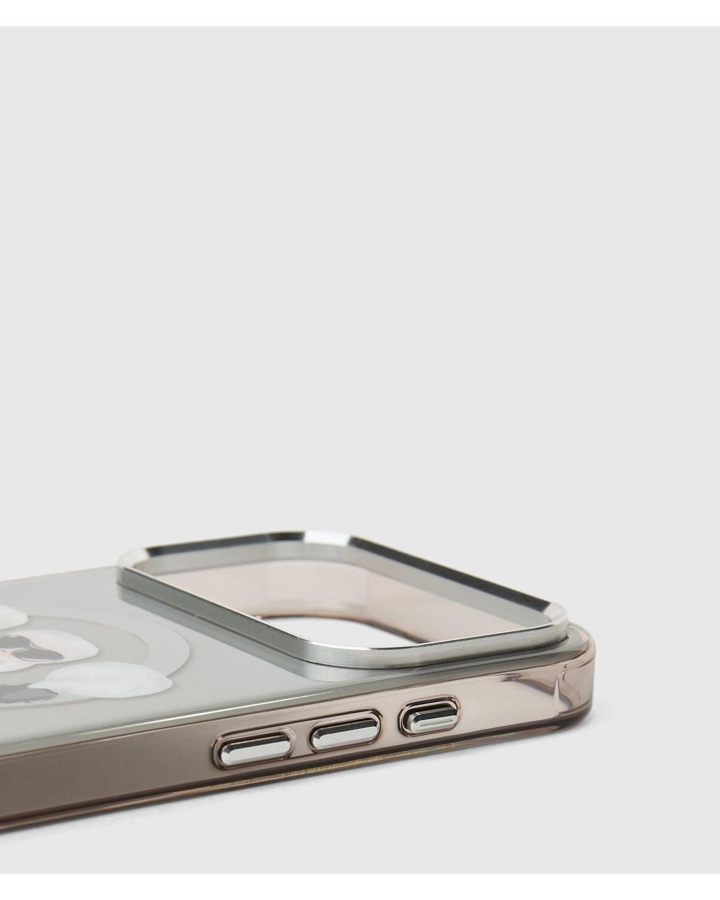 Karl Lagerfeld Gray Ikon Karl Trio Iphone 17 Pro Max Case