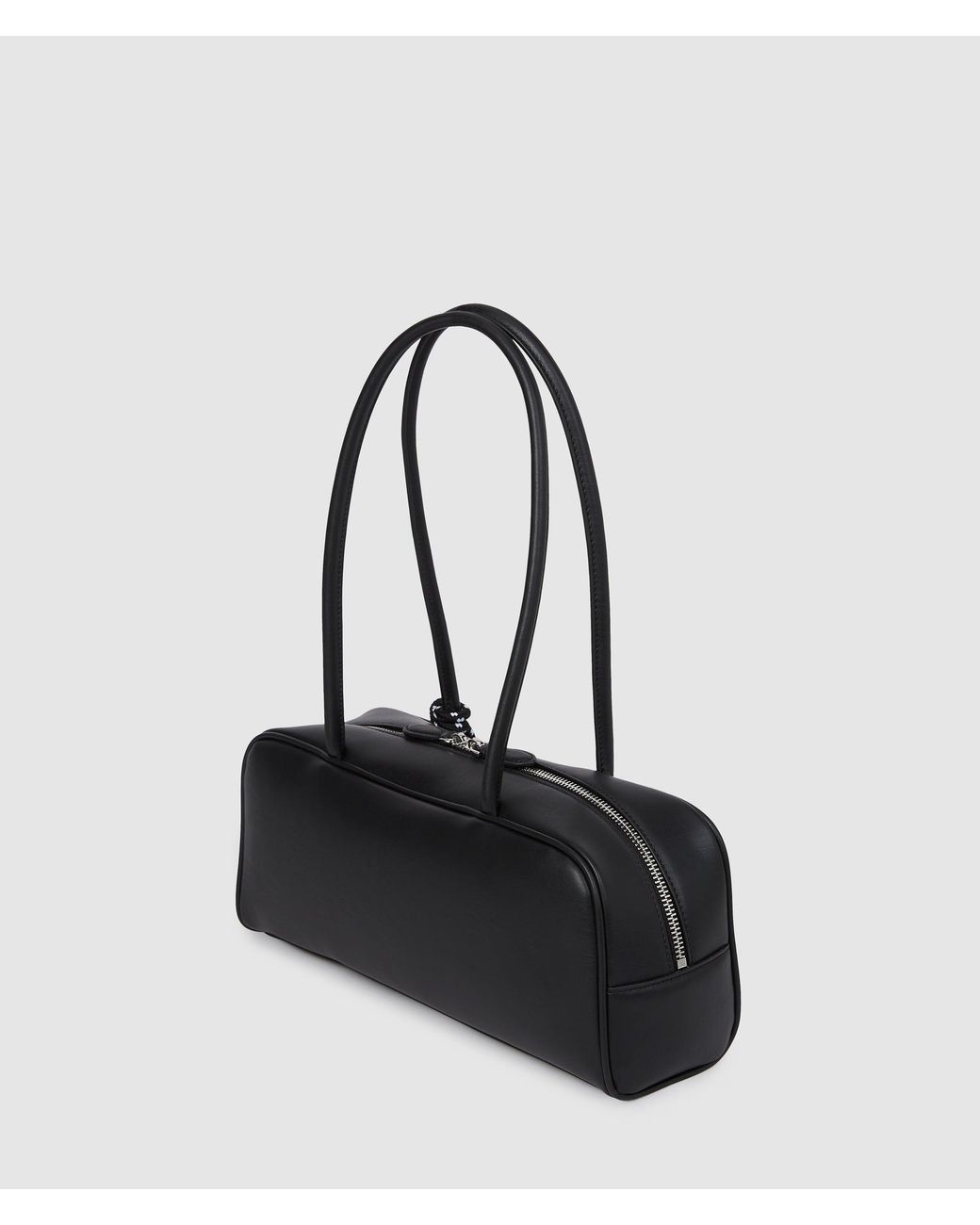 Karl Lagerfeld Black Ikon Smooth Rectangular Bag