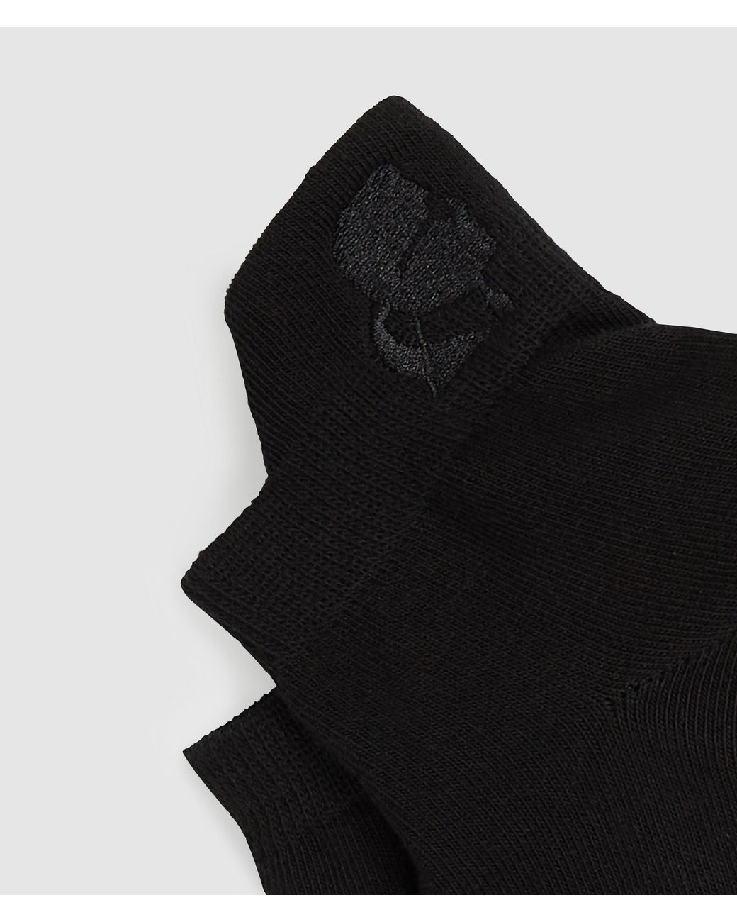 Karl Lagerfeld Black Kameo Short Socks – 5-Pack for men