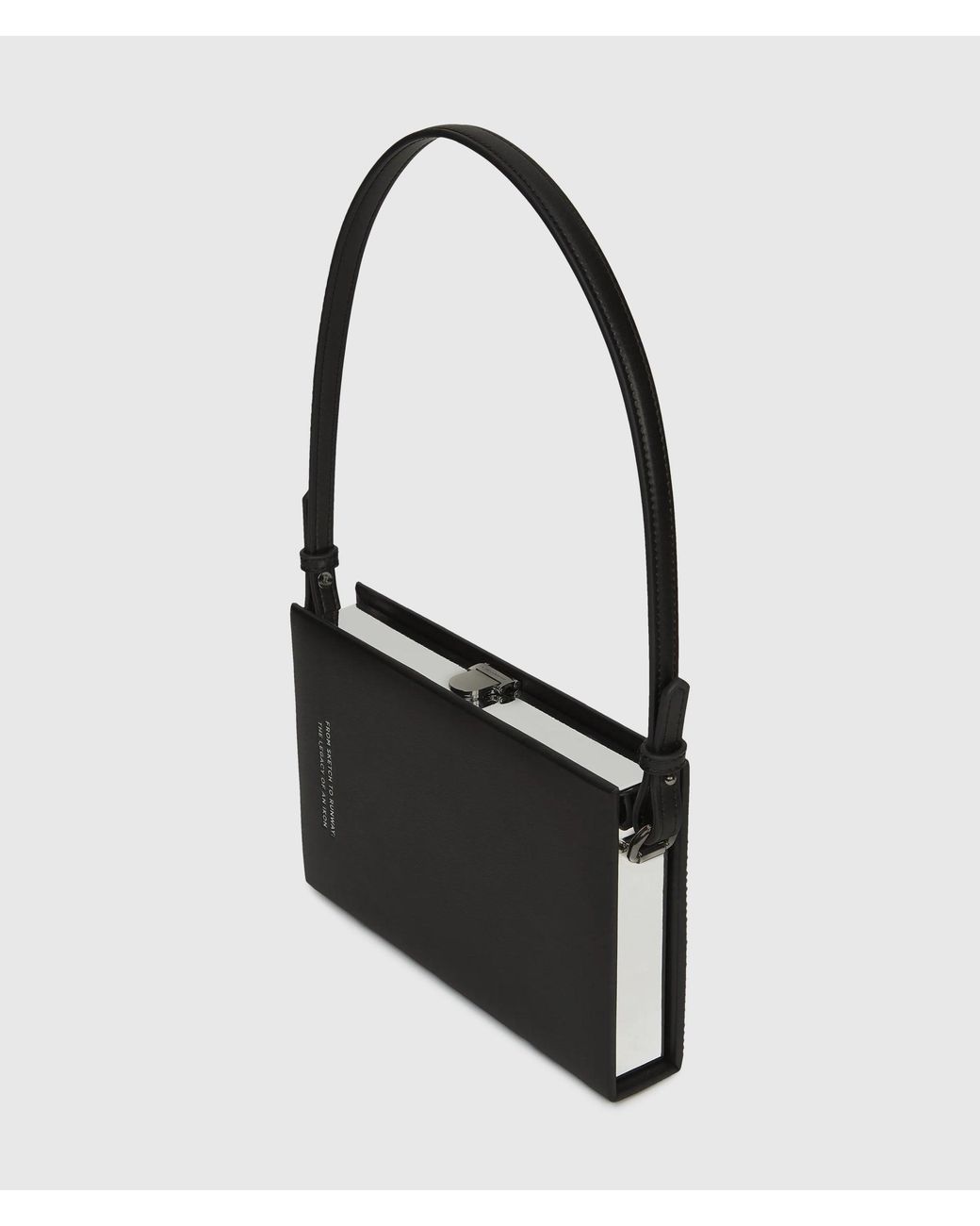 Karl Lagerfeld Black K/Soiree Book Minaudière Bag