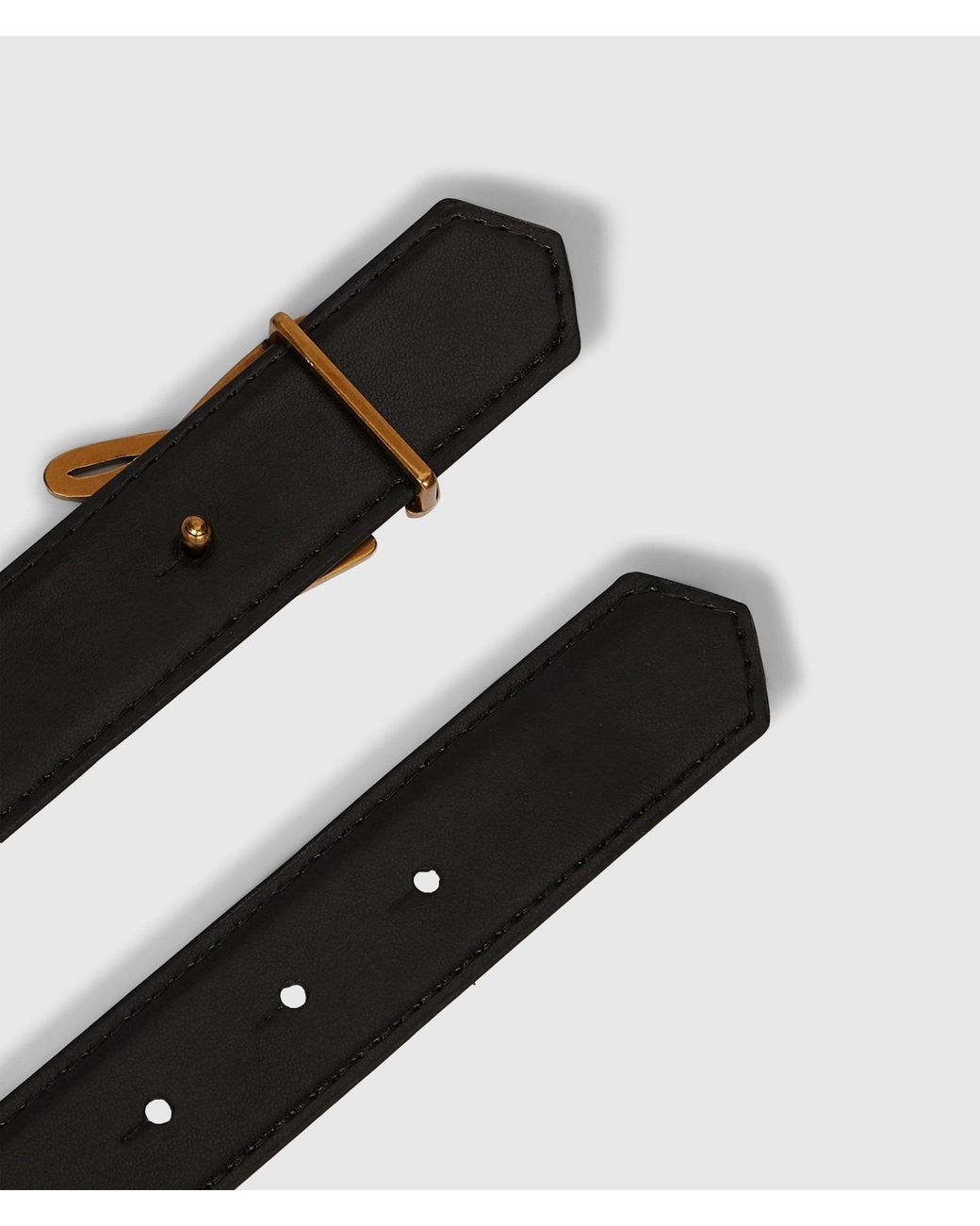 Karl Lagerfeld Black K/Autograph Medium Belt