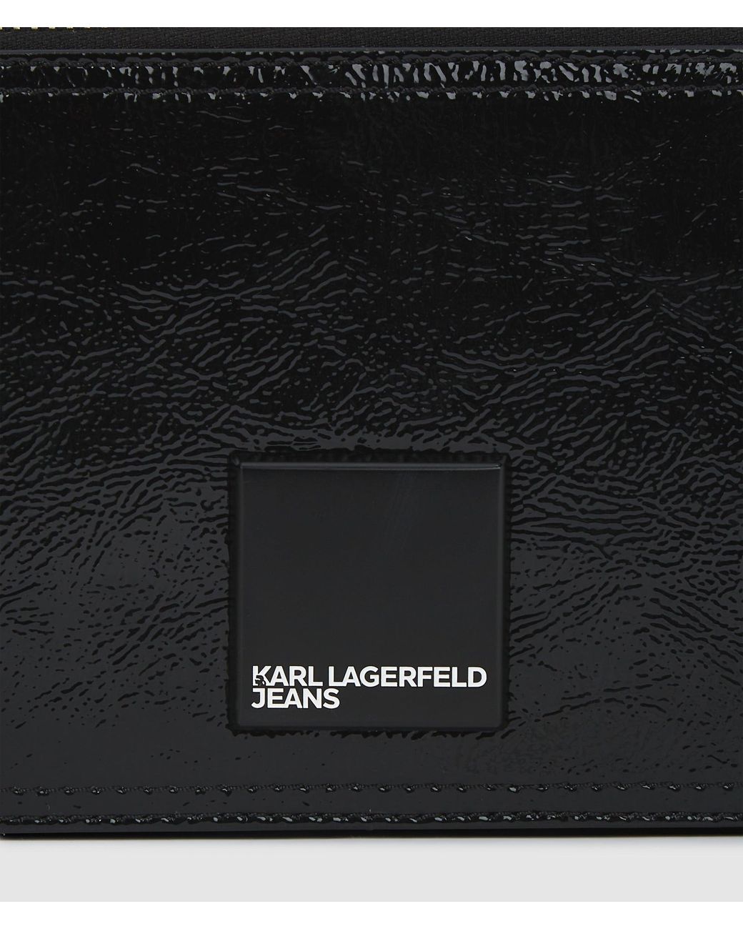 KL Jeans Black Glossy Camera Bag