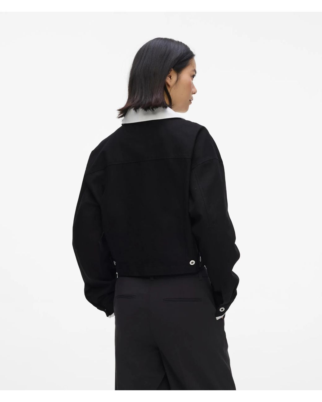 KL Jeans Black And Canvas Jacket