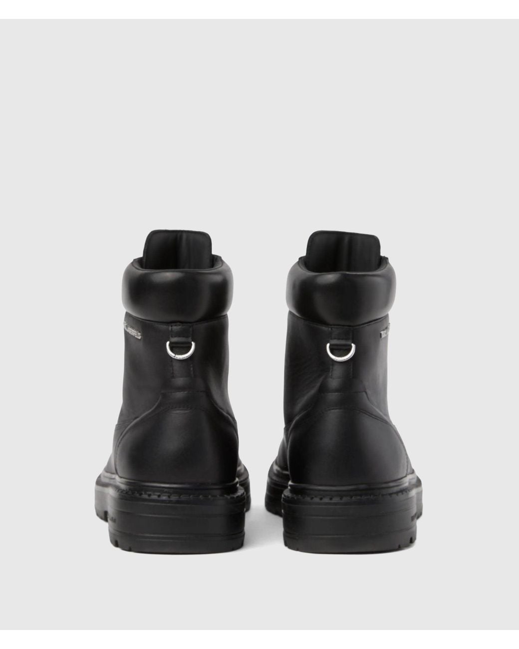 Karl Lagerfeld Black Miles Work Boot for men