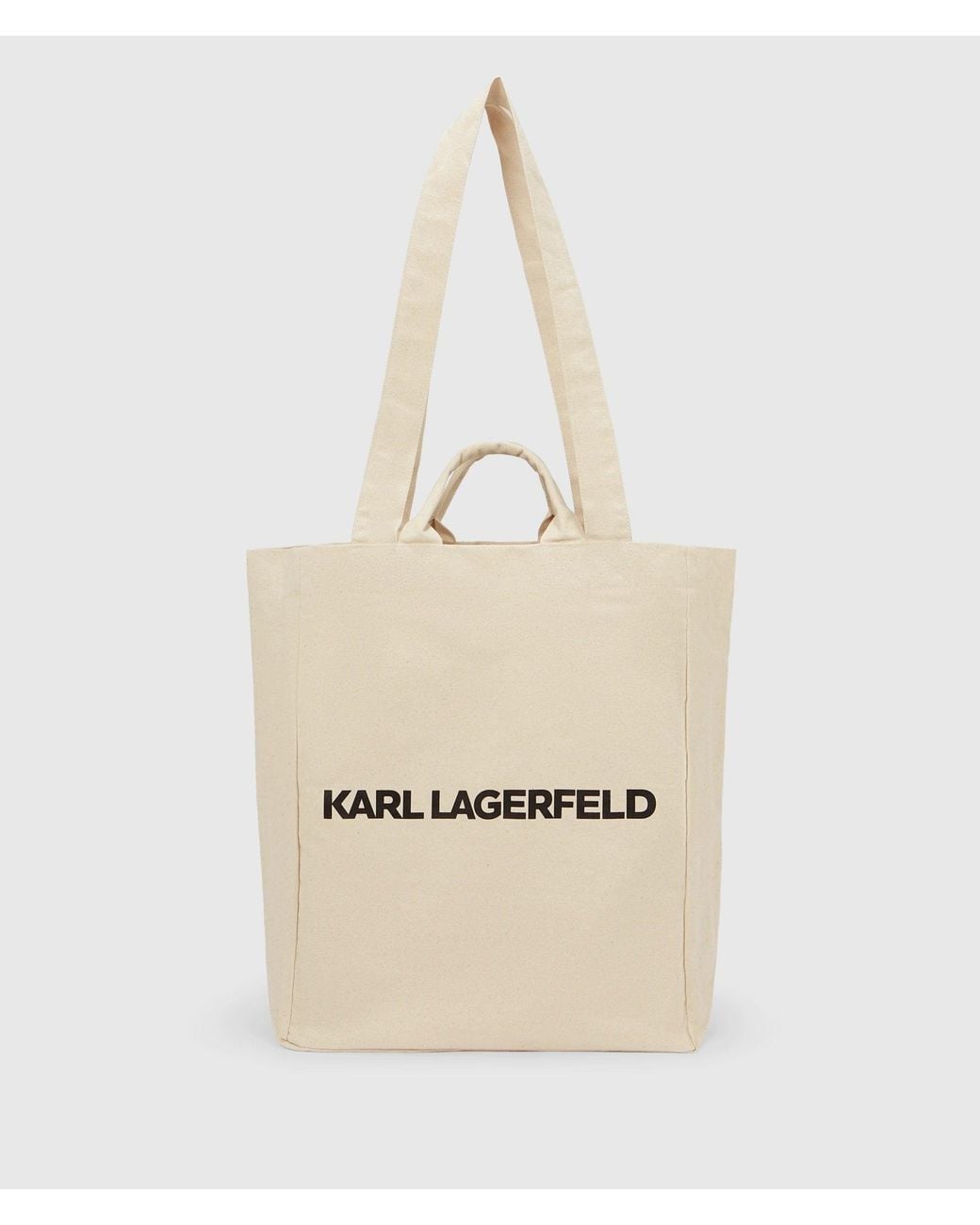 Karl Lagerfeld Natural Logo Tall Tote Bag for men
