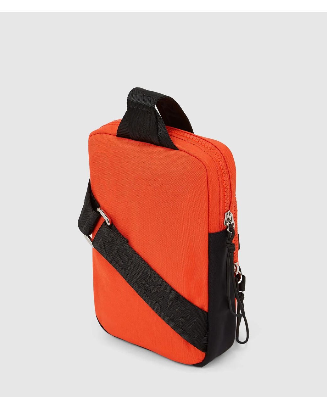 KL Jeans Red Utility Drawstring Sling Bag for men