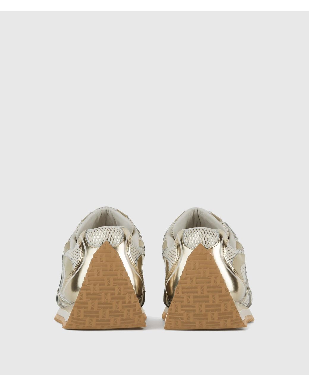 Karl Lagerfeld White Velocette Autograph Overlay Sneakers
