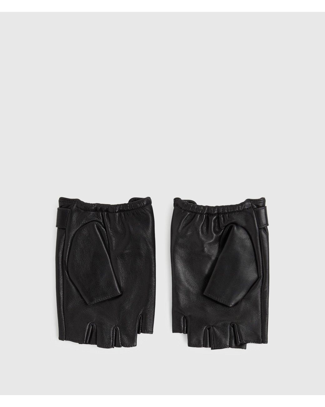 Karl Lagerfeld Black K/Monogram Fingerless Gloves for men