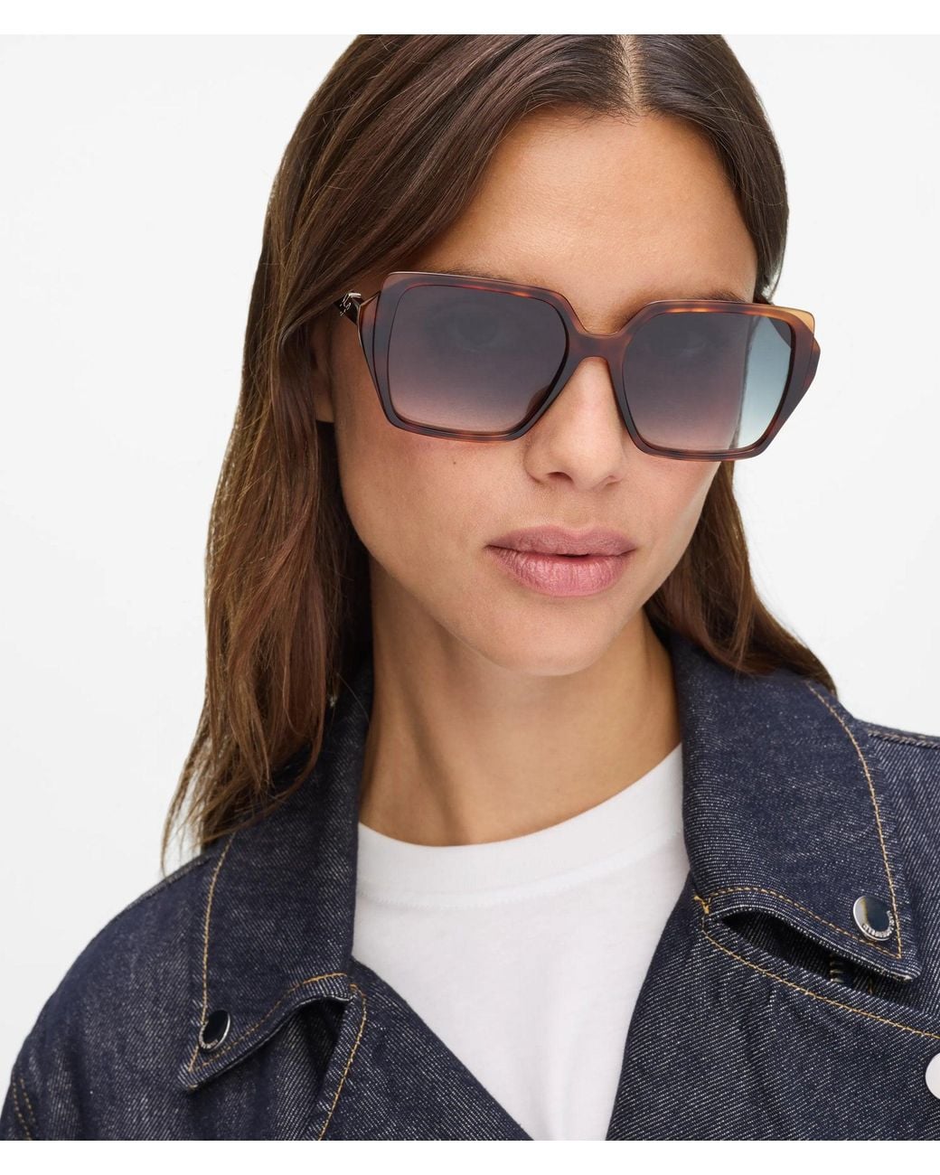 Karl Lagerfeld Multicolor Autograph Square Sunglasses