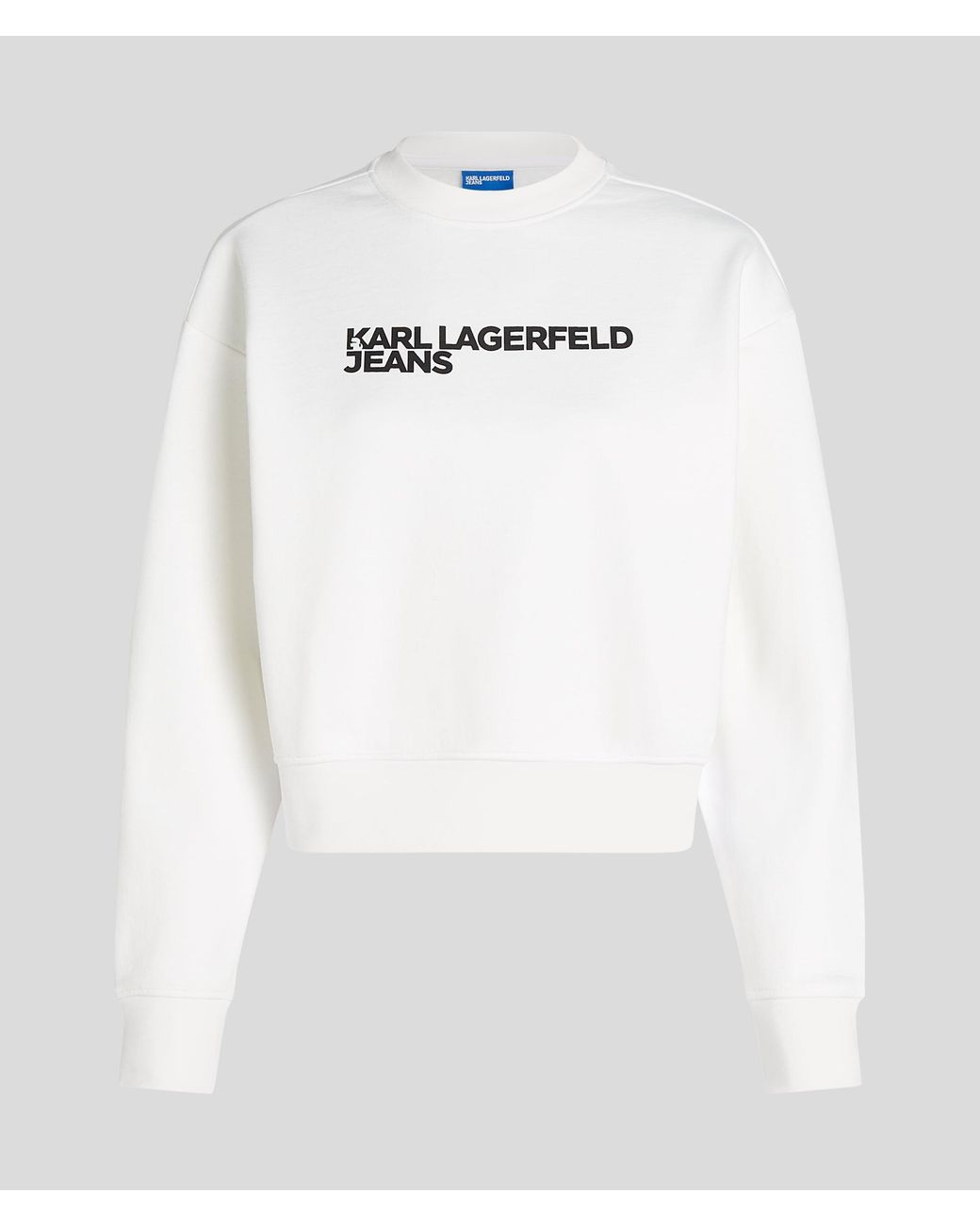 KL Jeans White Logo Sweatshirt