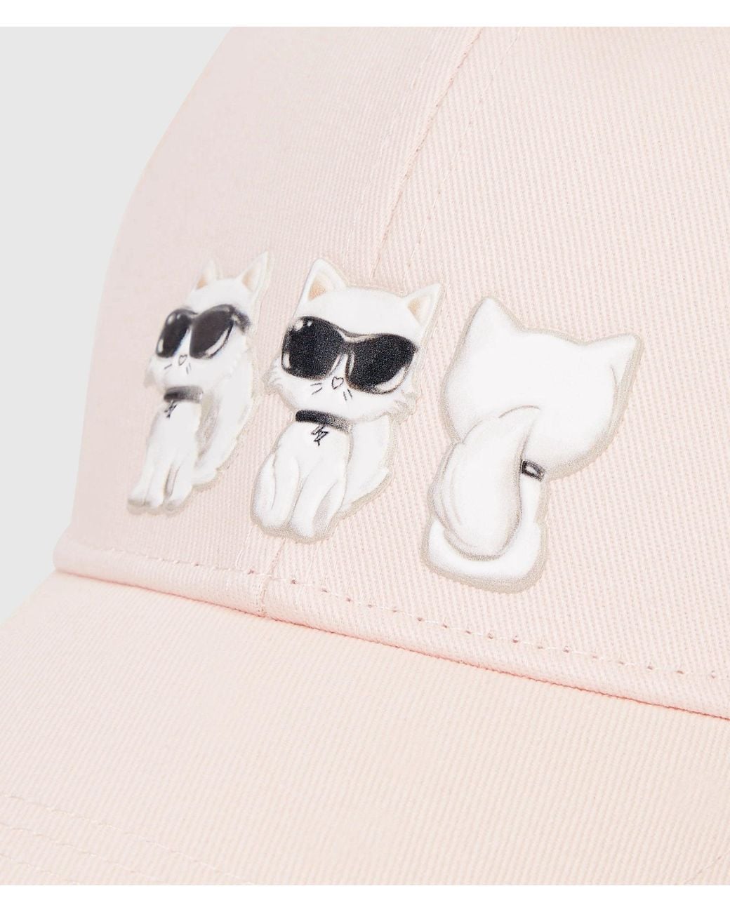 Karl Lagerfeld Pink Ikon Choupette Cap