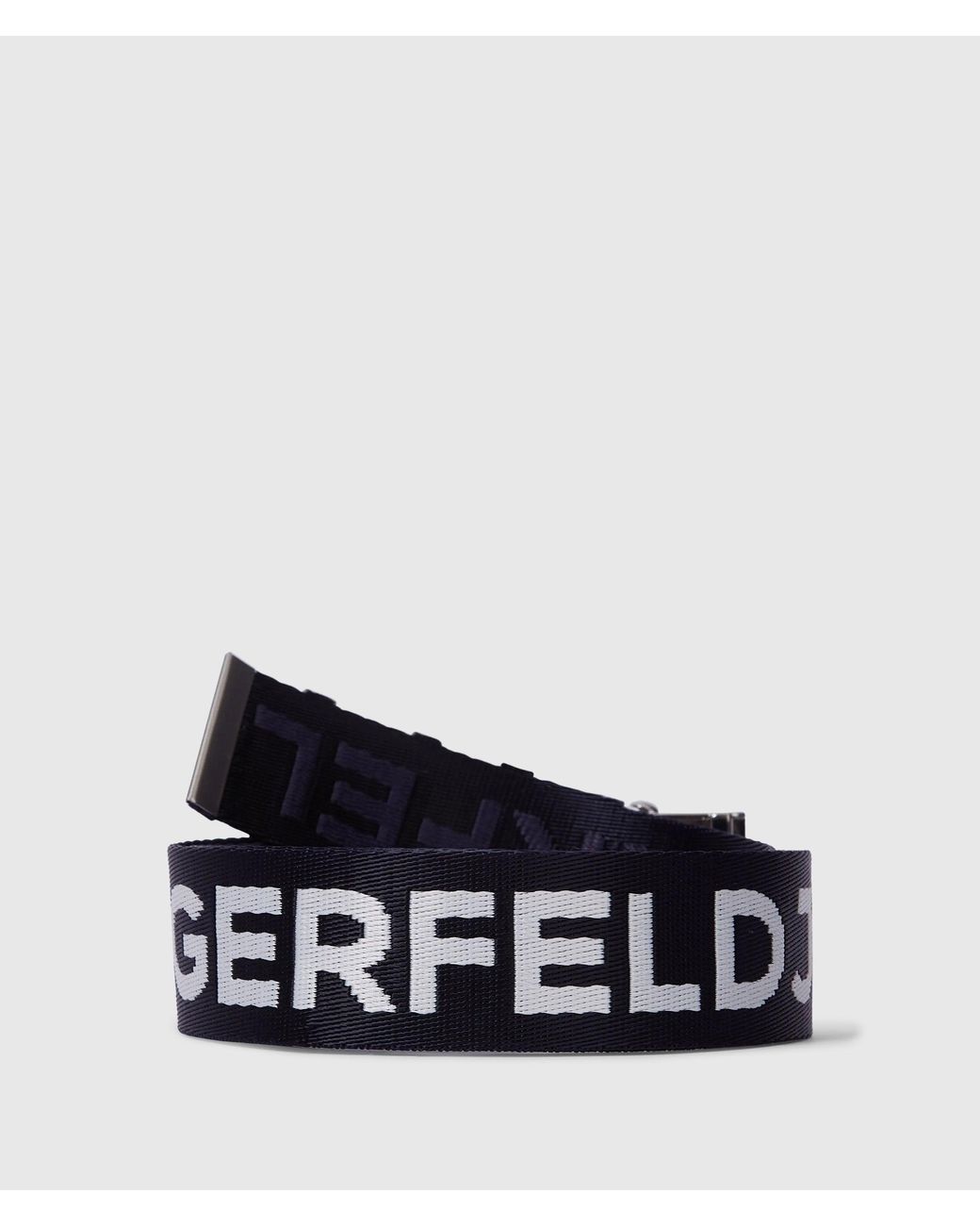 KL Jeans White Reversible Webbing Belt for men