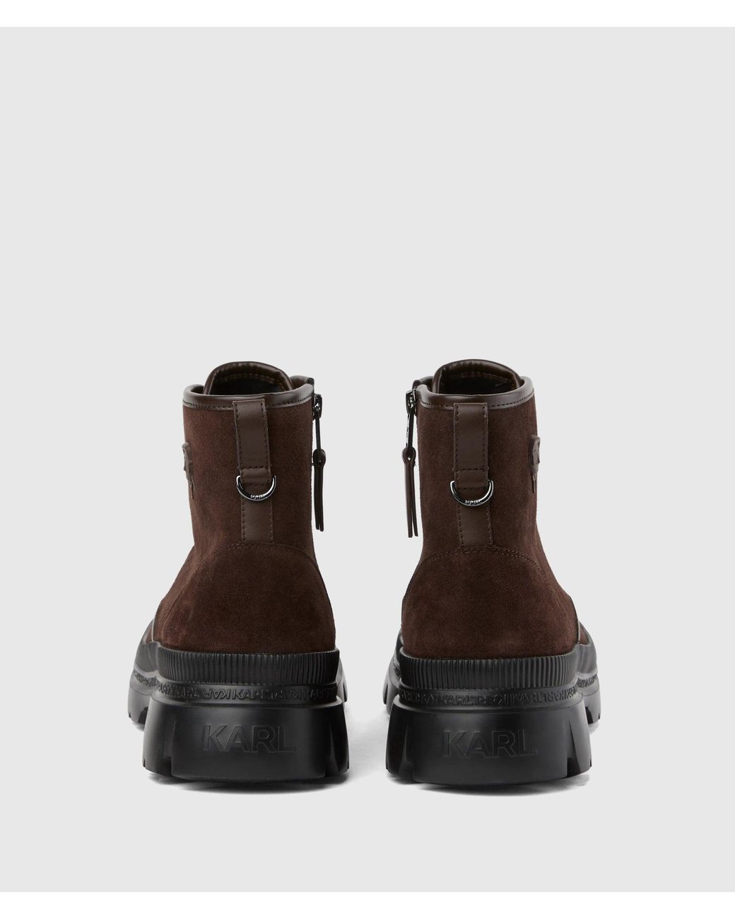 Karl Lagerfeld Brown Ikon Nft Trekka Boots for men