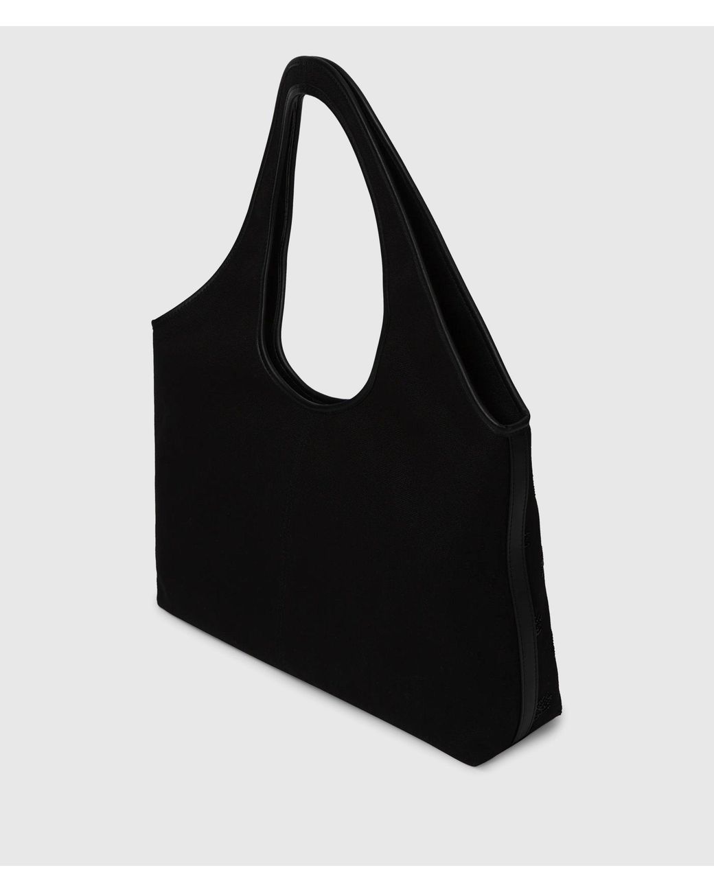 Karl Lagerfeld Black Exclusive K/Autograph Rhinestone Large Tote Bag