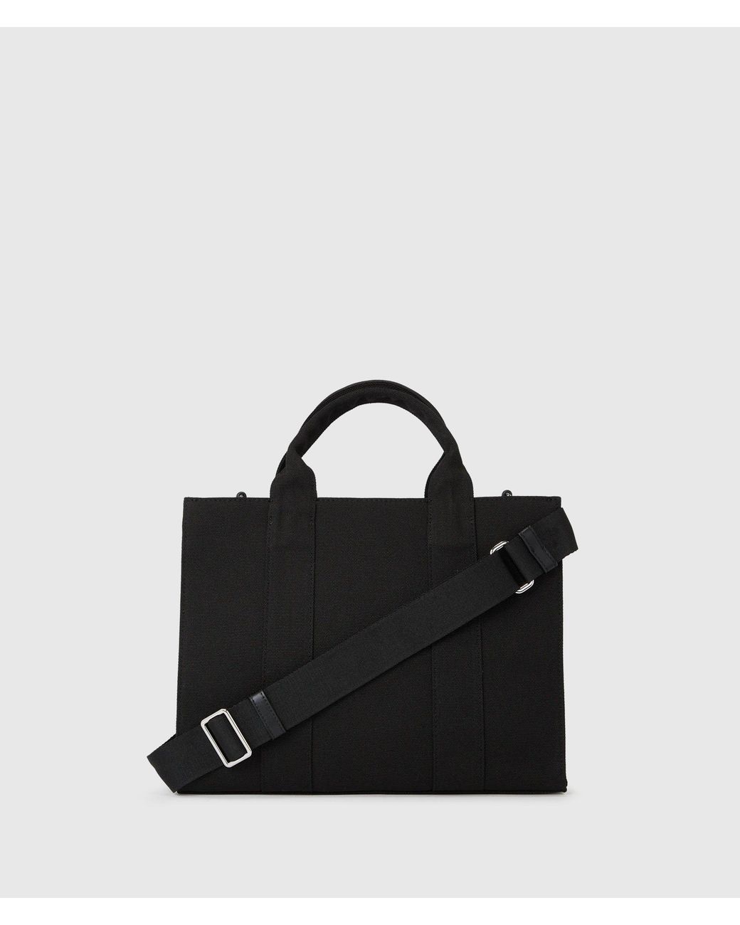 Karl Lagerfeld Black Rue St-Guillaume Medium Square Tote Bag