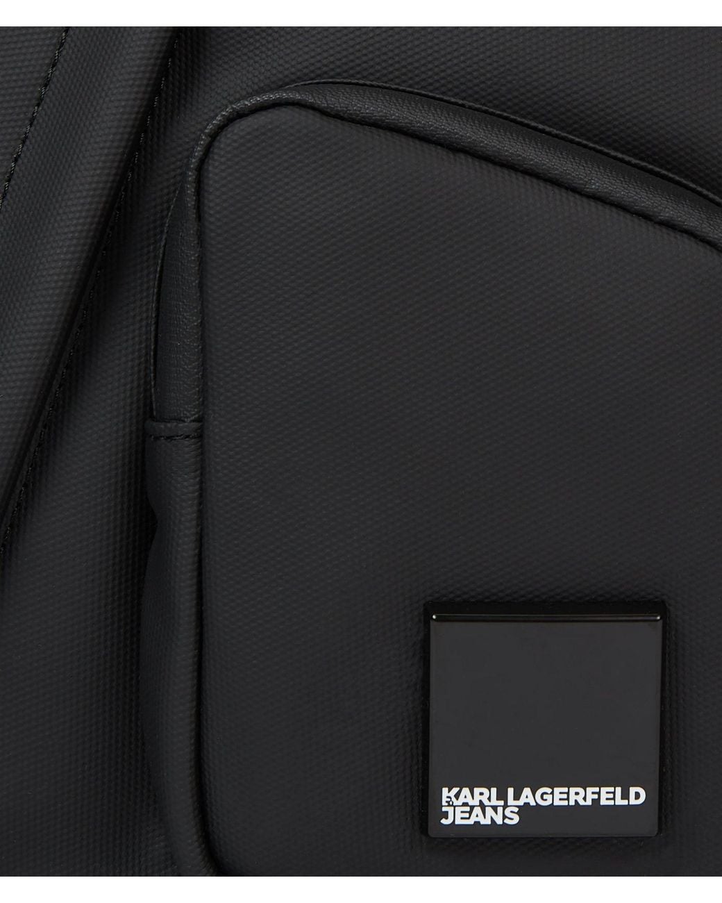 KL Jeans Black Venture Sling Bag for men