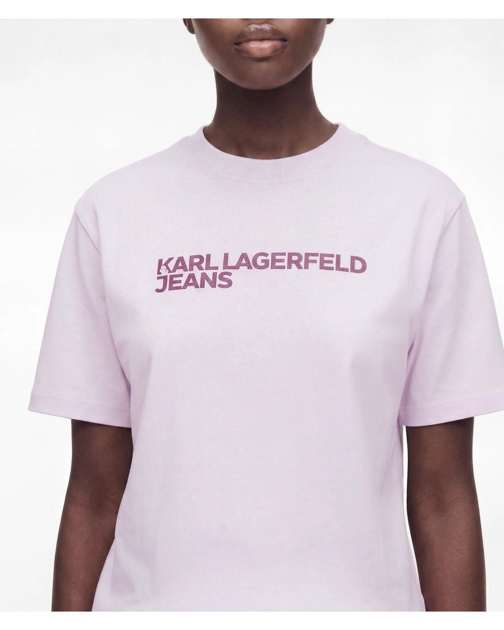 KL Jeans White Logo T-Shirt