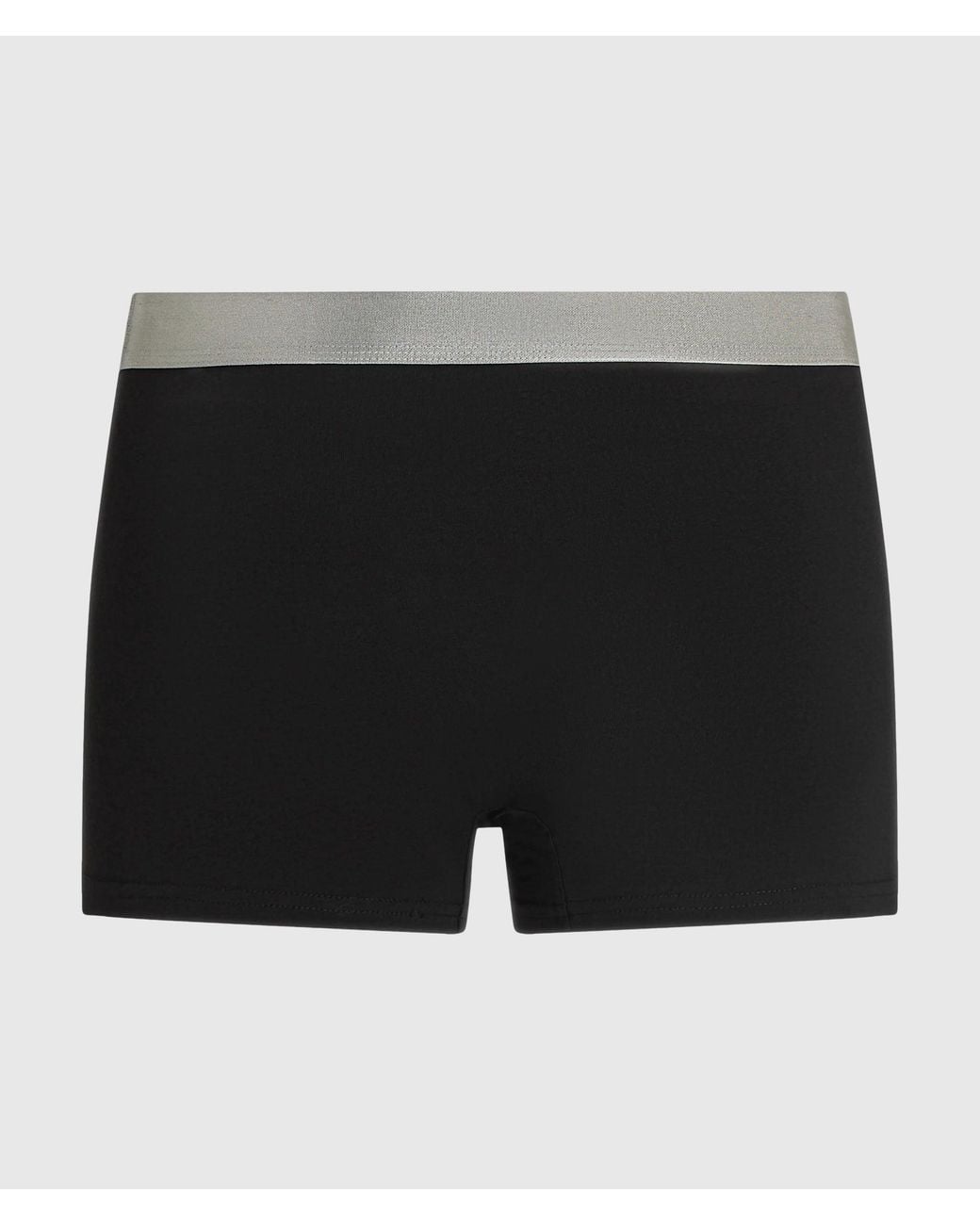 Karl Lagerfeld Black Metallic Logo Trunks – 3-Pack for men