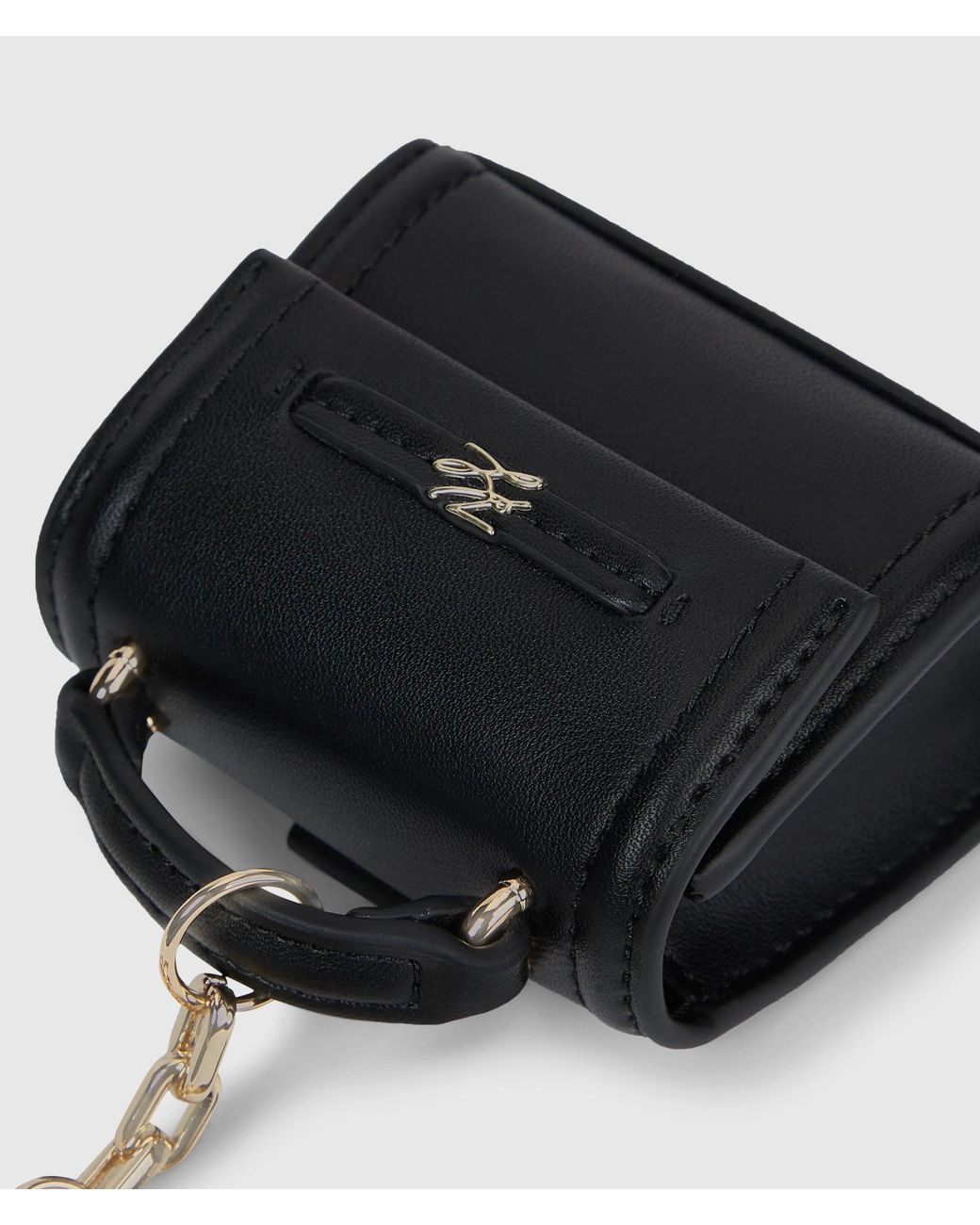 Karl Lagerfeld White K/Autograph Bag Keychain