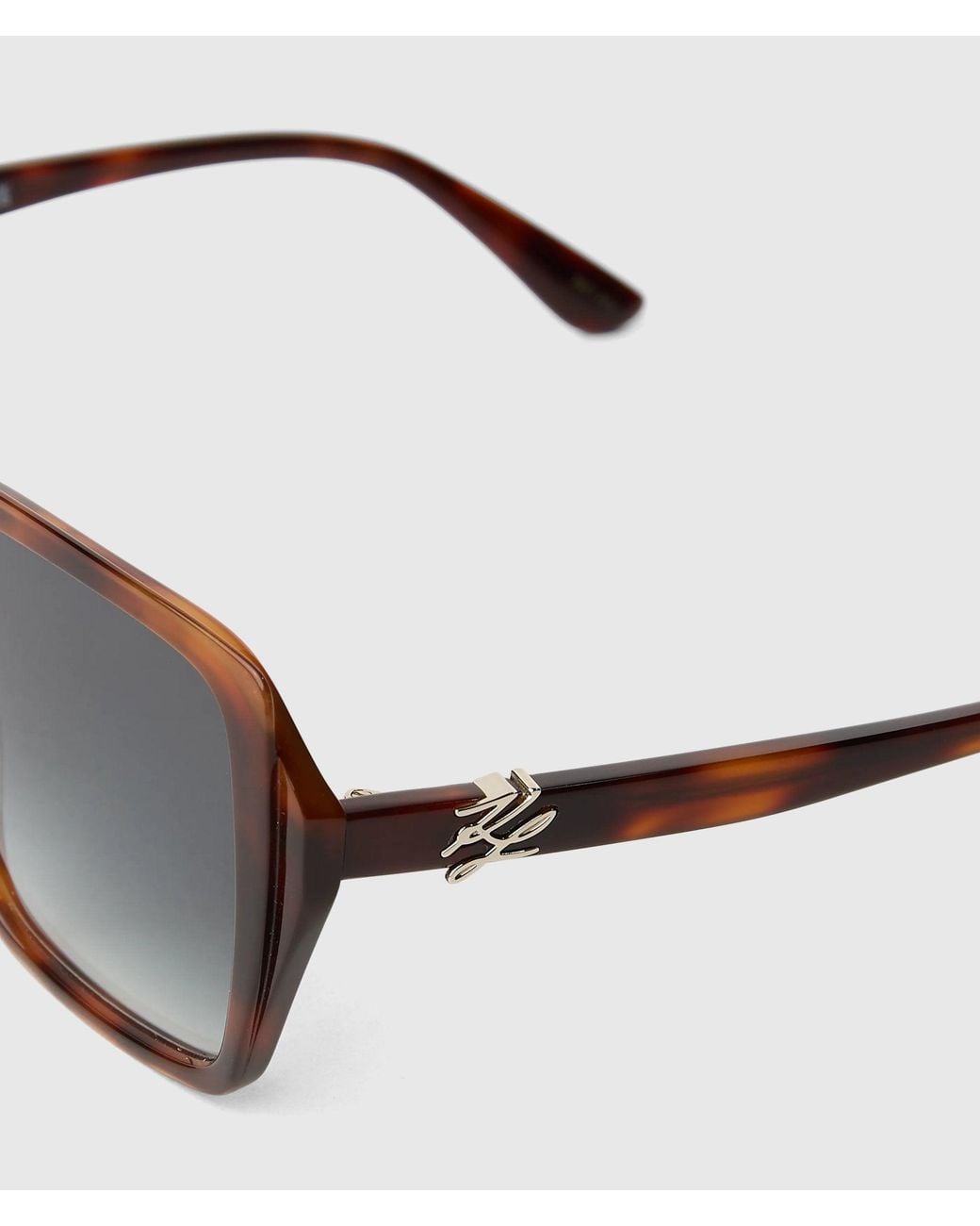 Karl Lagerfeld Multicolor Autograph Square Sunglasses
