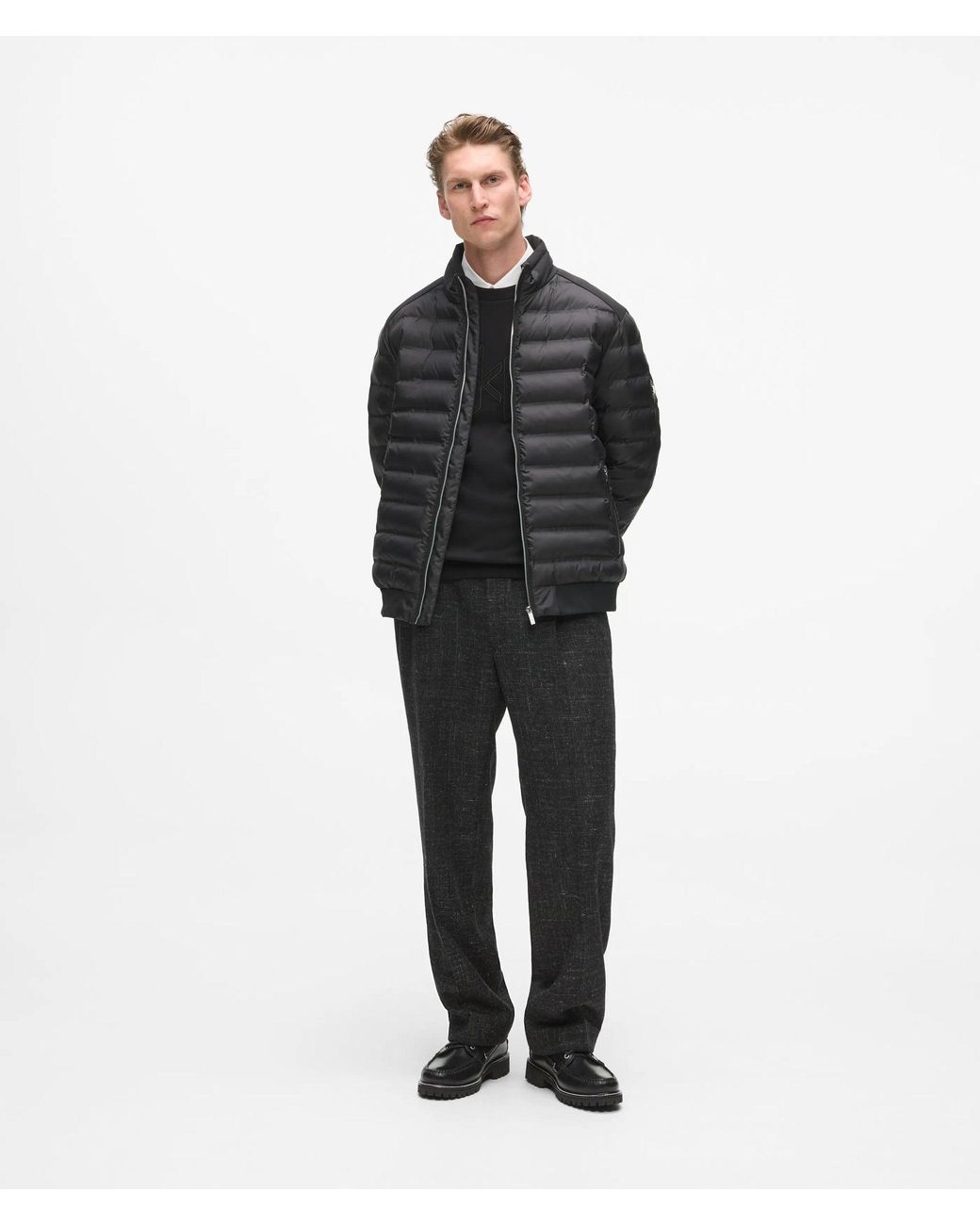 Karl Lagerfeld Black Lightweight Padded Jacket for men