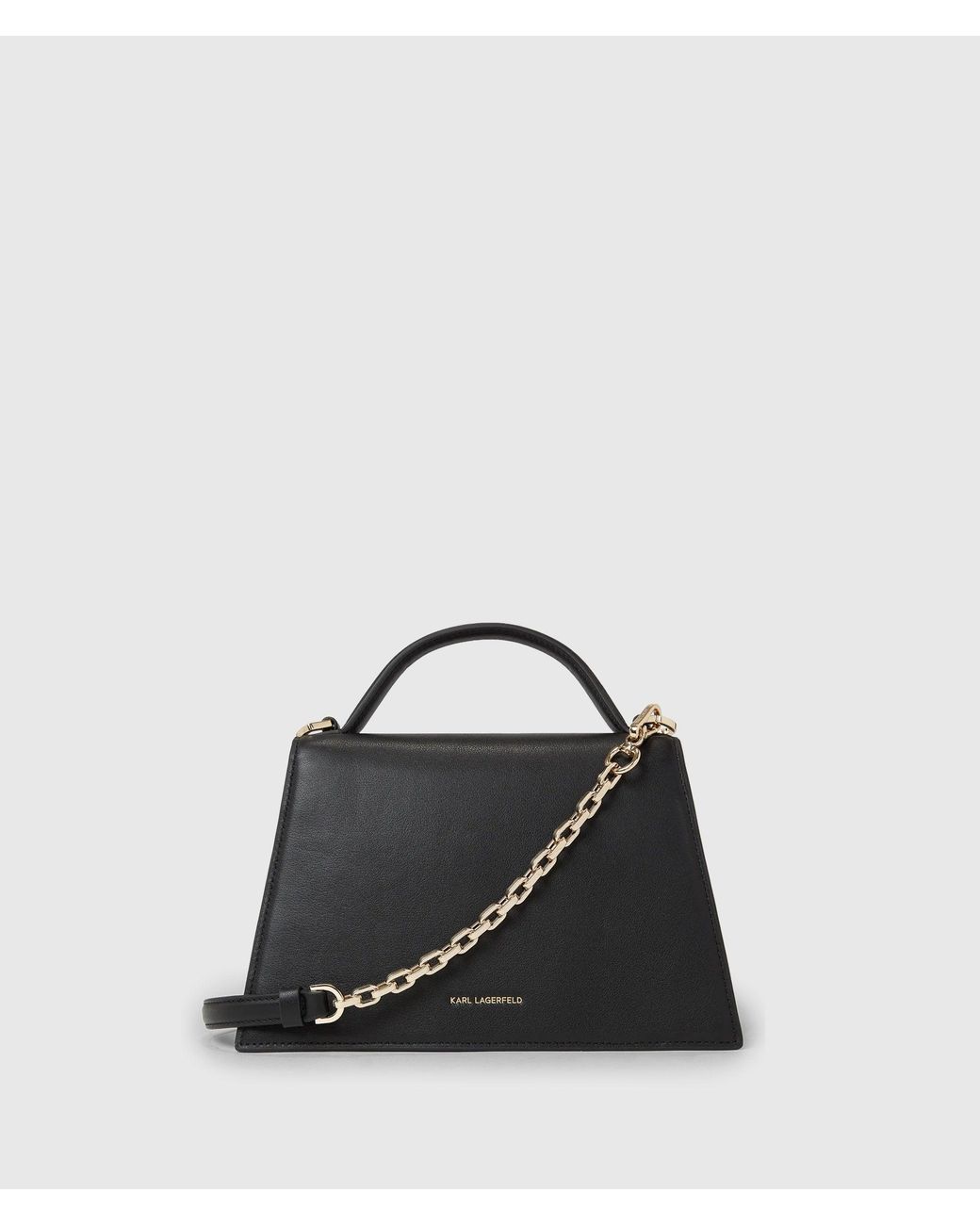 Karl Lagerfeld Black K/Signature Medium Crossbody Bag