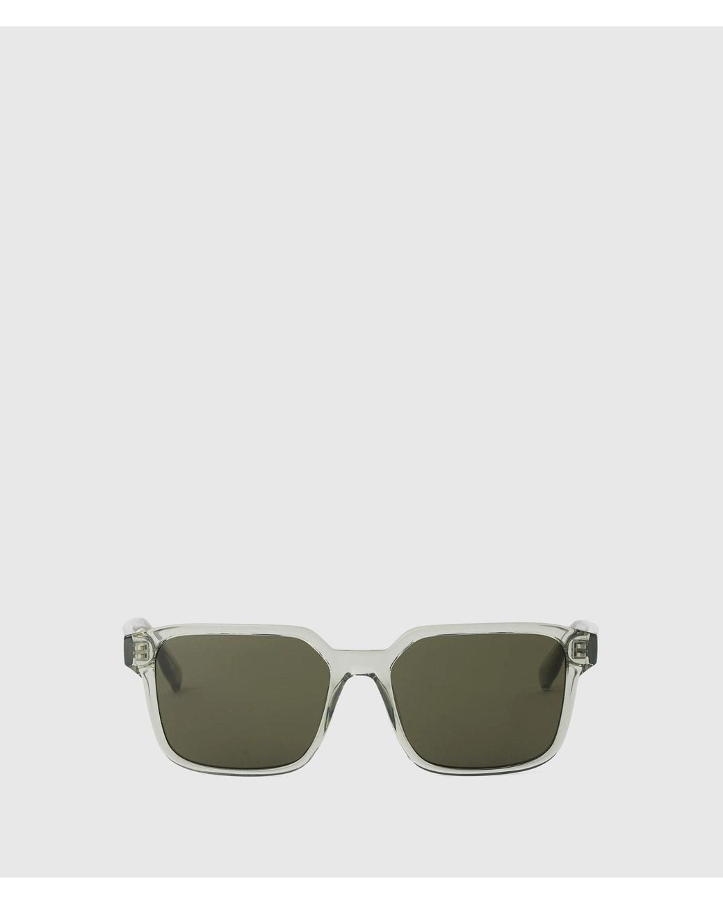 Karl Lagerfeld Green Logo Rectangle Sunglasses for men