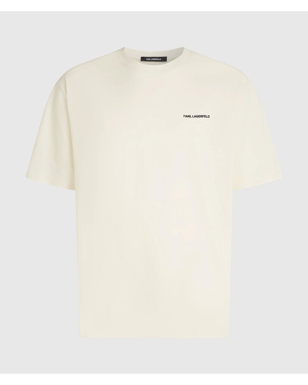 Karl Lagerfeld White Rue St-Guillaume Relaxed T-Shirt for men