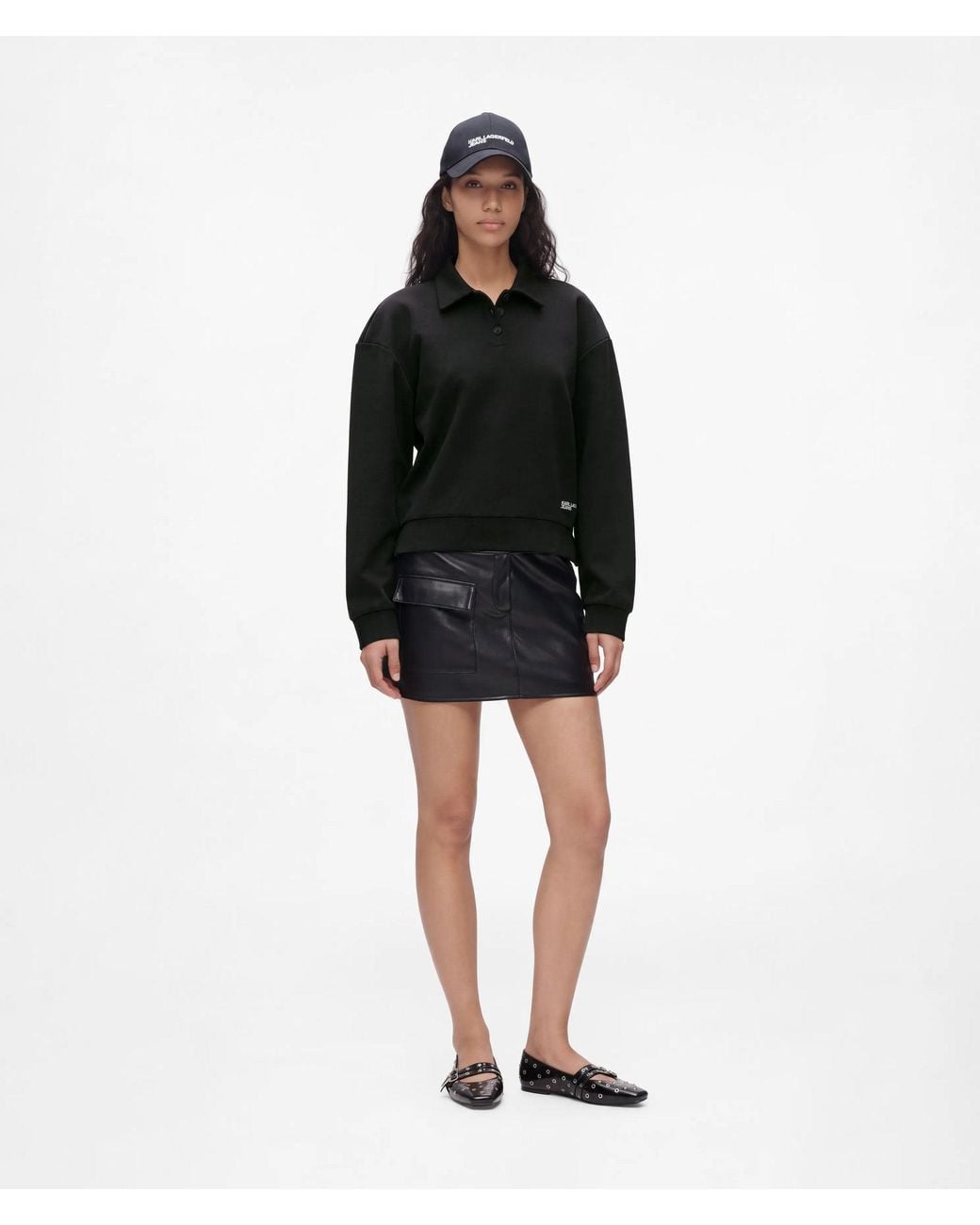 KL Jeans Black Polo Sweatshirt
